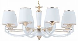 Подвесная люстра Arte Milano Florentia-2457 302457/8 Wh/Gd