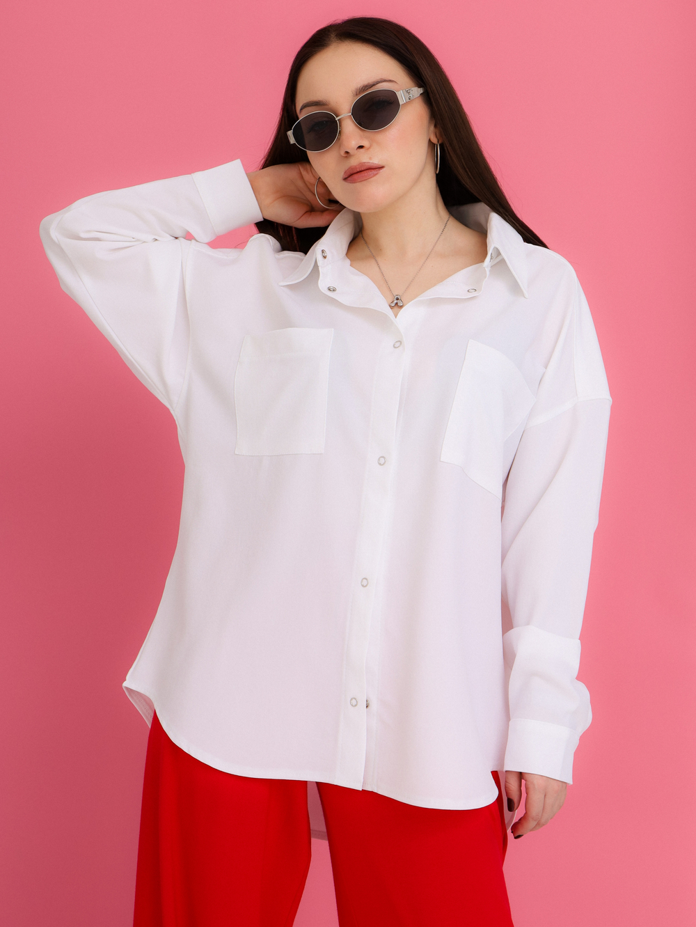 Рубашка женская, белая
