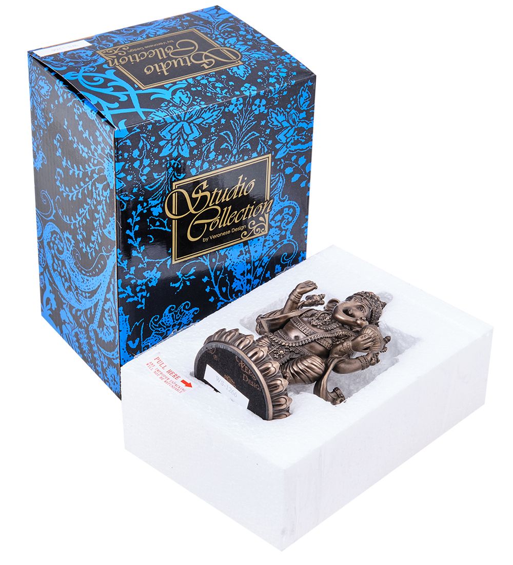 Veronese WS-1266 Статуэтка «Ганеш в лотосе»