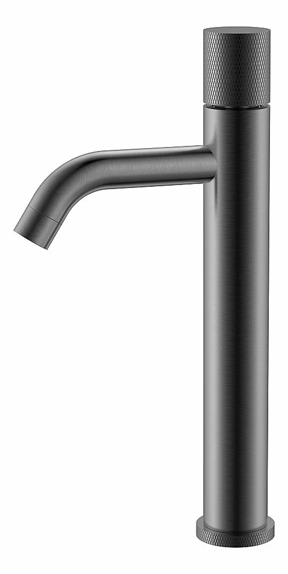Смеситель для раковины Boheme Stick 122-GM.2 оружейная сталь матовая/ручка TOUCH