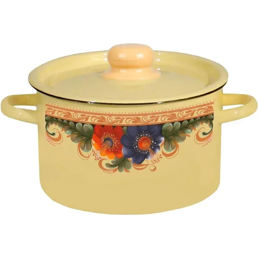 Кастрюля эмал 1,5л Вологда 1с15с