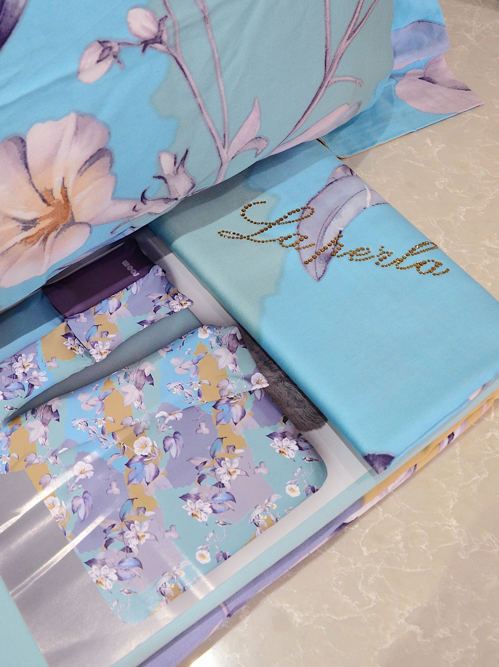 Постельное белье La Perla Blue Mosaic