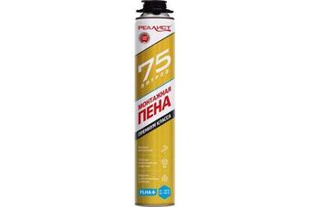 Пена монтажная REALIST PRO Gold 75 л зимняя 4680287563410