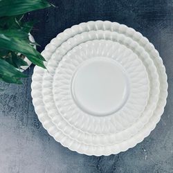 Lenardi 140-047 Набор из 6 тарелок 18см BAMBOO в под.уп.(х8)Фарфор,бамбук