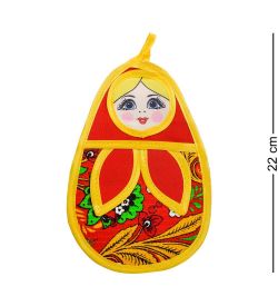 ТК-210 Прихватка «Матрешка» мал. в асс. (красный) - Вариант A