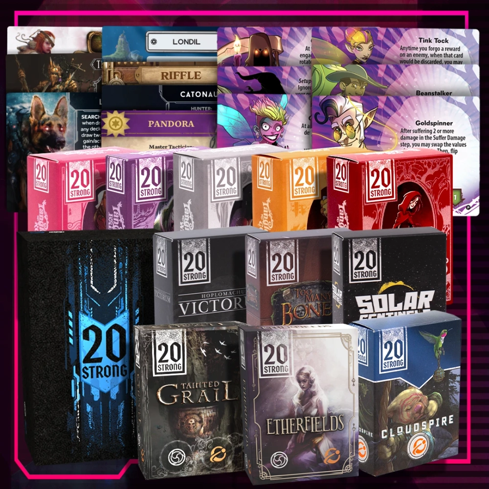 20 Strong: Nemesis, Tainted Grail, & Etherfields - настольная игра