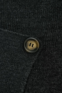 ZARA ТРИКОТАЖНАЯ ЮБКА МИДИ НА ЗАПАХ, ТЕМНО-СЕРЫЙ