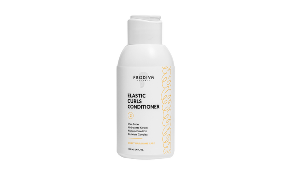 Prodiva, кондиционер для ухода за кудрявыми и вьющимися волосами Elastic Curls Condtioner, 100  мл