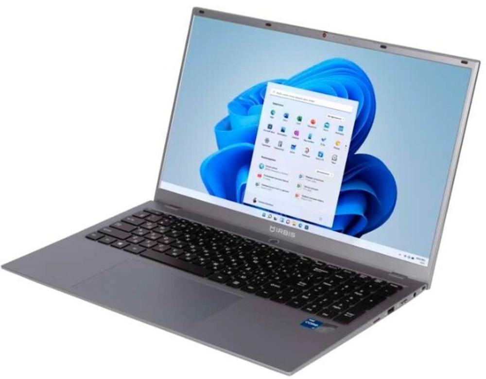 Ноутбук  Irbis 17NBP4502_G2 17.3 ", Core i7, 16 Гб RAM, 1 Тб SSD, Iris Xe Graphics, Серый