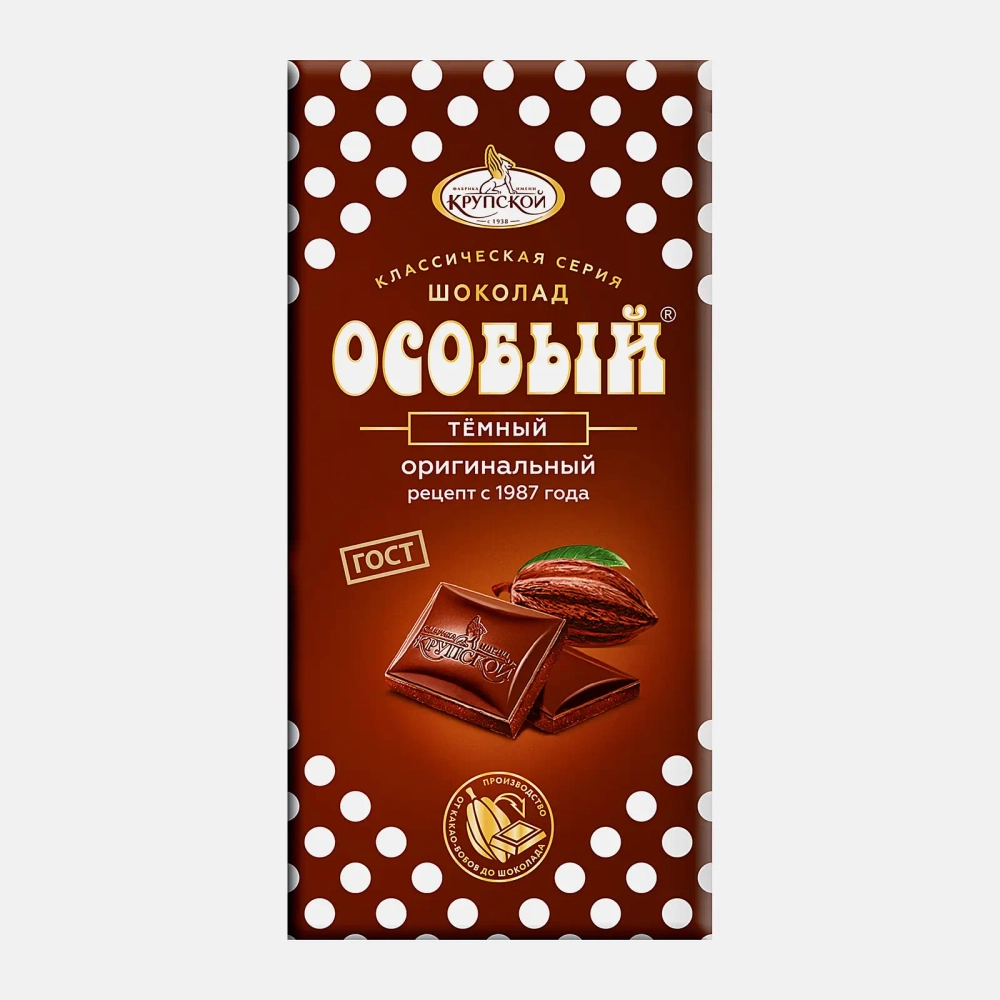 Шоколад Темный Особый 40% 85г