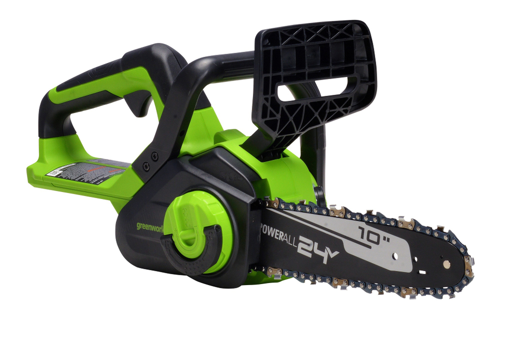 Цепная пила аккумуляторная Greenworks Арт. 2007707UA,  25см, c 1хАКБ 2Ач и ЗУ