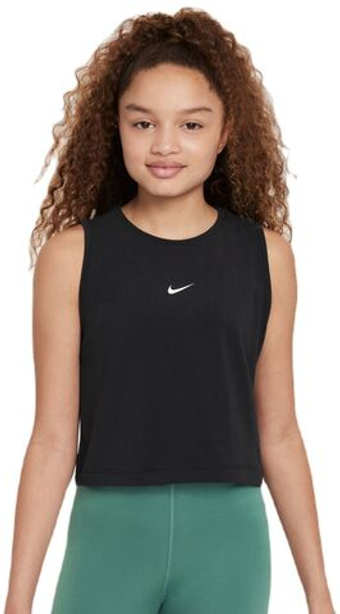 Футболка для девочки теннисная Nike Kids Dri-Fit Pro Training Tank Top - черный