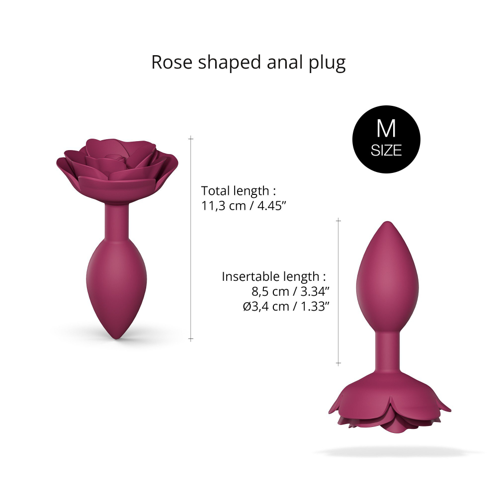 Анальная пробка Love to Love OPEN ROSES M - PLUM STAR