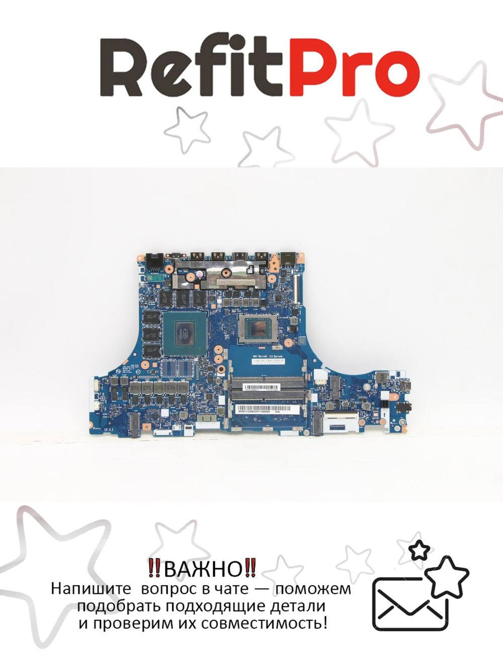 Материнская плата для ноутбука Lenovo Legion 5-15ACH6H 82JU WIN R5-5600H RTX3060 6G RM (5B21C22562), оригинал