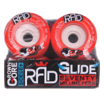 Колеса RAD GLIDE WHEELS RED 80A 70 MM