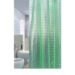 Штора для ванной 3D Light green 180*180 ZALEL 3D-005 без колец