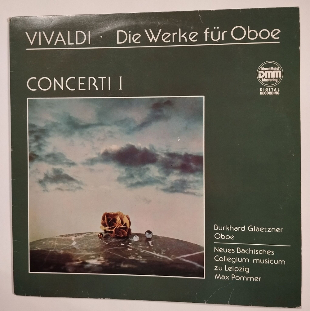 Винтажная виниловая пластинка LP Vivaldi Вивальди Die Werke F r Oboe Concerti I (ГДР 1989)