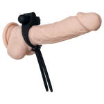 Эрекционное лассо Zero Tolerance Black Tie Affair с вибропулей