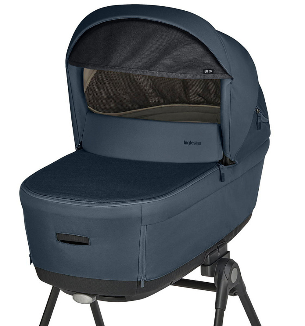 Коляска 3 в 1 Inglesina Electa System Quattro DRW 2025 с подставкой под люльку Hudson Blue