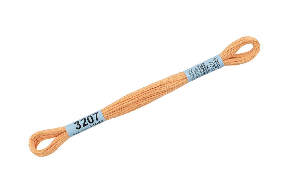 Мулине  "Gamma", 100% хлопок, 8 м, №3207