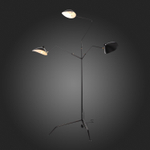 SL305.405.03 Торшер ST-Luce Черный/Черный, Белый E27 3*60W