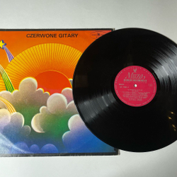 Винтажная виниловая пластинка LP Красные Гитары Czerwone Gitary Port Piratow (Польша 1976)