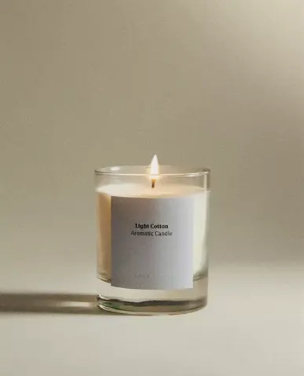 ZARA HOME АРОМАТИЧЕСКАЯ СВЕЧА LIGHT COTTON