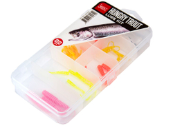 Комплект приманки и оснастки Lucky John HUNGRY TROUT SET
