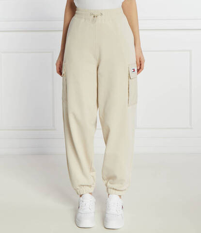 Спортивные штаны Tommy Jeans - бежевый(DW0DW17313)