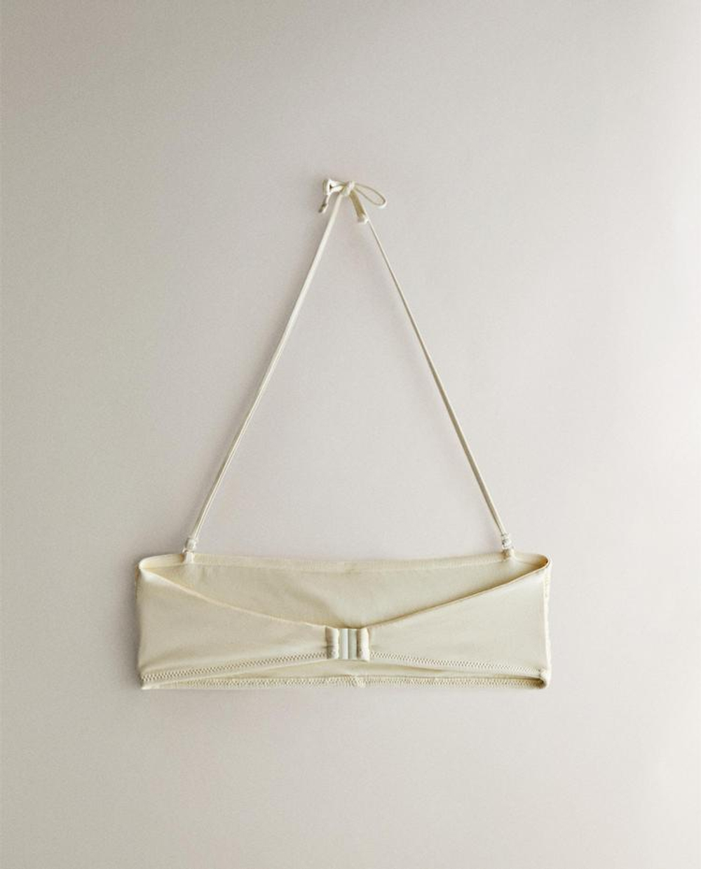 ZARA HOME БИКИНИ ТОП БЕЗ БРЕТЕЛЕЙ, ЭКРЮ