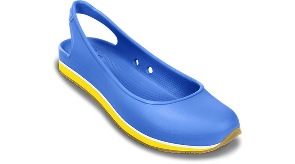 Crocs Retro Slingback Flat Varsity Blue Burst