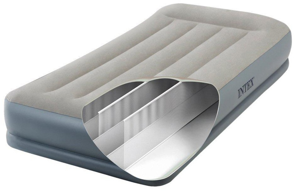 Надувная кровать Intex, 99х191х30(35) см.