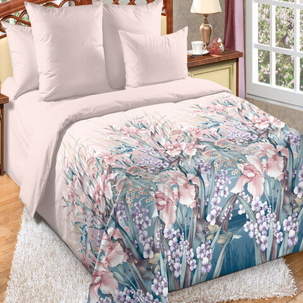 Комплект постельного белья "ВЛ. НЕНАГЛЯДНАЯ", перкаль, 100% хлопок.