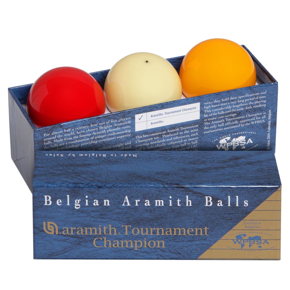 Шары Aramith Tournament Champion Snooker ø52,4мм 3шара