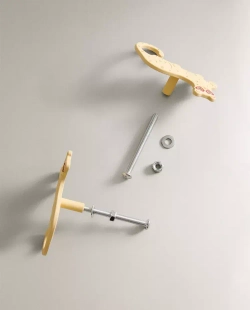 ZARA HOME НАБОР ДЕТСКИХ МЕБЕЛЬНЫХ РУЧЕК (2 ШТ.), ЖЕЛТЫЙ