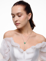 Сотуар "Green heart" Silver