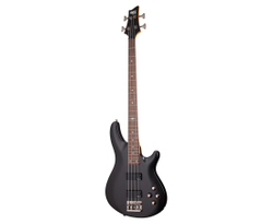 SCHECTER C-4 BASS SGR BY SCHECTER MIDNIGHT (3818) SATIN BLACK