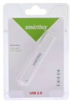 USB-Концентратор 4-USB-порта Smartbuy SBHA-408-W  белый