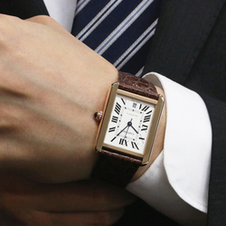 CARTIER TANK DE Automatic Mechanical Movement 30m Water Resistance Men"s Watches Watch 31*40.85mm White Dial