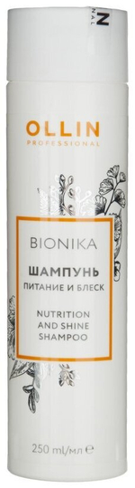 OLLIN BIONIKA Шампунь «Питание и блеск» 250мл
