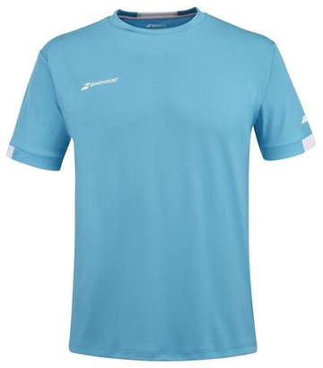 Мужская теннисная футболка Babolat Play Crew Neck Tee Men - голубой синий