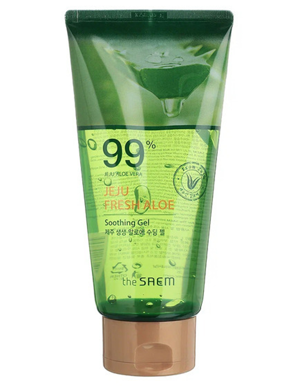 [The Saem] Jeju Fresh Aloe Soothing Gel 99% - Гель для тела успокаивающий с алоэ, 300 мл