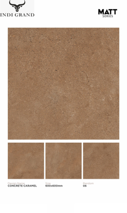 Керамогранит matt 60х60 concrete caramel