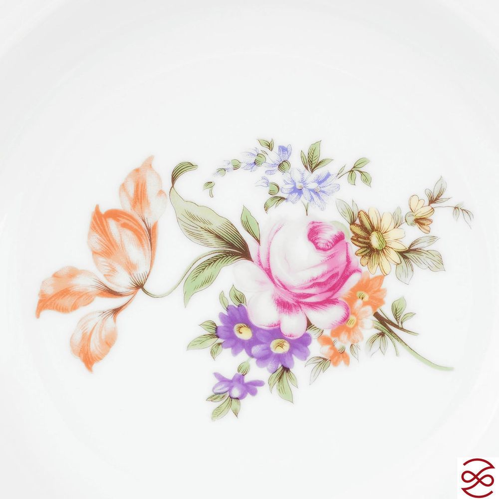 Набор тарелок глубоких 22.5 см Repast Мейсенский букет (6 шт)