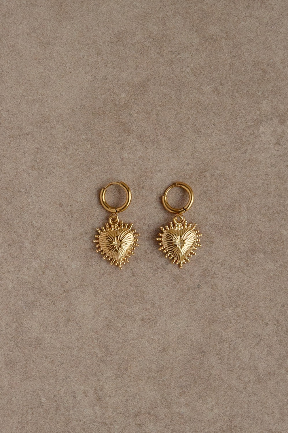 Серьги Светящиеся сердца NEW