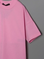 Футболка для девочки оверсайз розовая