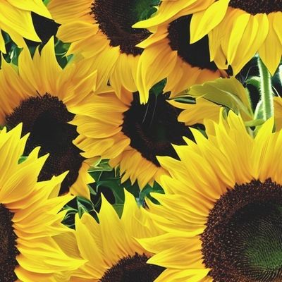 Flowers Pattern #55 Sunflower
