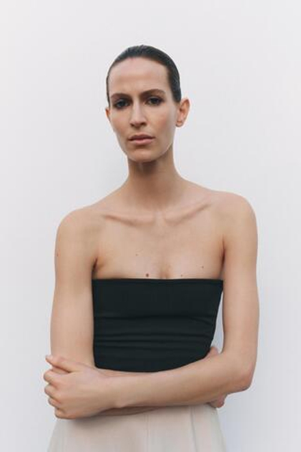 ZARA ЭЛАСТИЧНОЕ БОДИ БАНДО, ЧЕРНЫЙ