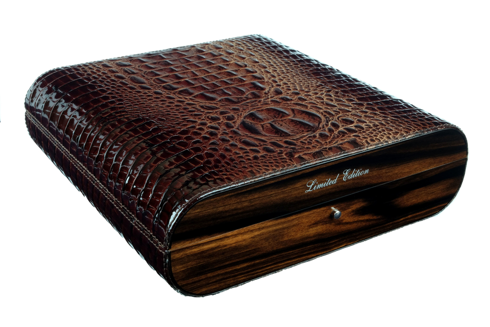 Хьюмидор Gentili на 20 сигар Limited Edition Крокодил Croco Dark