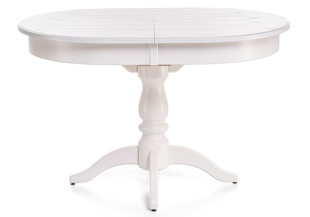 Стол Сайрус 120(160)х84х76 молочный